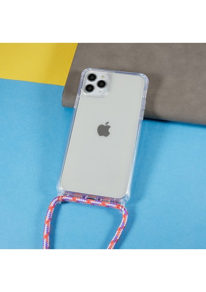 Xstepcase Tpu+Apple iPhone 11 Pro 5.8 Inç Şeffaf Telefon Kılıfı Için Tpu+Akrilik Arka Kapak Ayarlanabilir Kiraplı (Yurt Dışından)