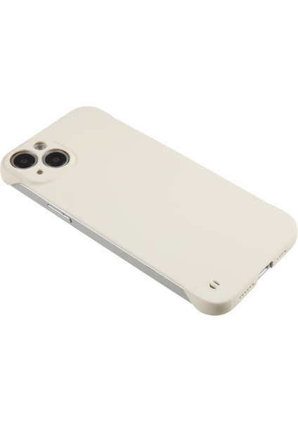 Xstepcase Apple iPhone 13 6.1 Inç Açılı Yastık Çerçevesiz Telefon Kasası Sert Pc Cilt Dokunuşu Arka Kapak (Yurt Dışından)