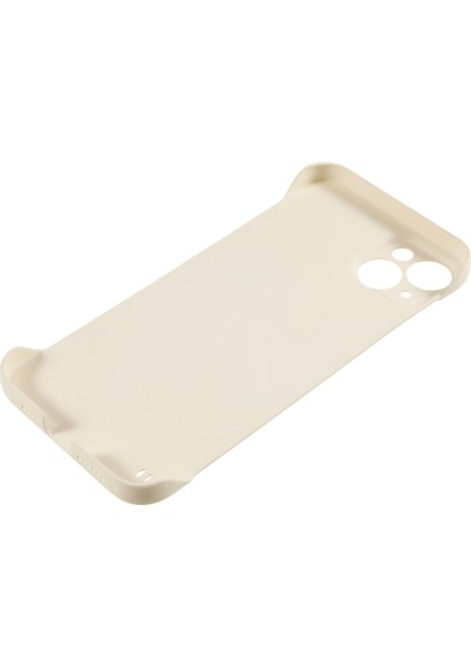 Xstepcase Apple iPhone 13 6.1 Inç Açılı Yastık Çerçevesiz Telefon Kasası Sert Pc Cilt Dokunuşu Arka Kapak (Yurt Dışından)