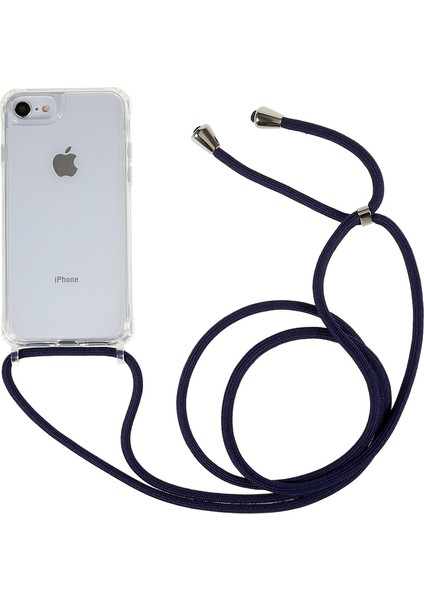 Xstepcase Apple iPhone 7/8 / Se (2020) / Se (2022) Için Geri Kasa, Düşme Koruması Açık Tpu+Akrilik Telefon Kapağı Lanyard ile (Yurt Dışından)