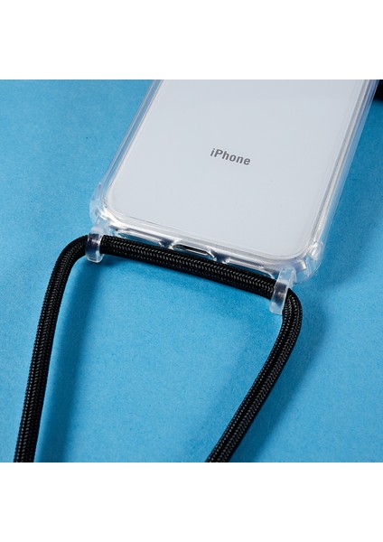Xstepcase Apple iPhone 7/8 / Se (2020) / Se (2022) Için Geri Kasa, Düşme Koruması Açık Tpu+Akrilik Telefon Kapağı Lanyard ile (Yurt Dışından)