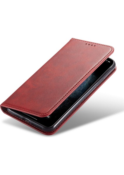 Xstepcase Apple iPhone 11 Pro 5.8 Inç Telefon Standı Için Iş Tarzı Buzağı Doku Cüzdanı Manyetik Deri Telefon Kapağı (Yurt Dışından) indirimleri