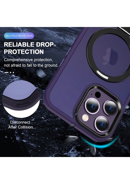Xstepcase Apple iPhone 13 Pro Max Için 6.7 Inç Manyetik Görünmez Kickstand Telefon Kılıfı Pc+Tpu Damla Koruma Kapağı Magsafe ile Uyumlu (Yurt Dışından) fiyatları