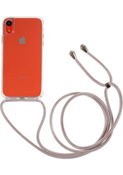 Xstepcase Apple iPhone Xr Için Geri Kılıf 6.1 Inç, Bırak Koruması Açık Tpu+Akrilik Telefon Kapağı Lanyard ile (Yurt Dışından)