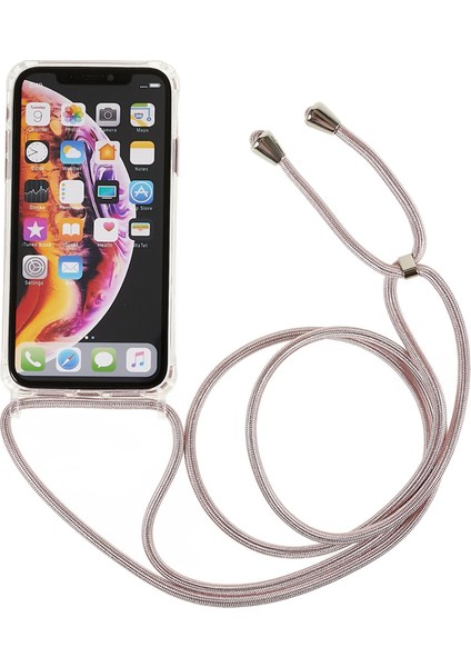 Xstepcase Apple iPhone Xr Için Geri Kılıf 6.1 Inç, Bırak Koruması Açık Tpu+Akrilik Telefon Kapağı Lanyard ile (Yurt Dışından)