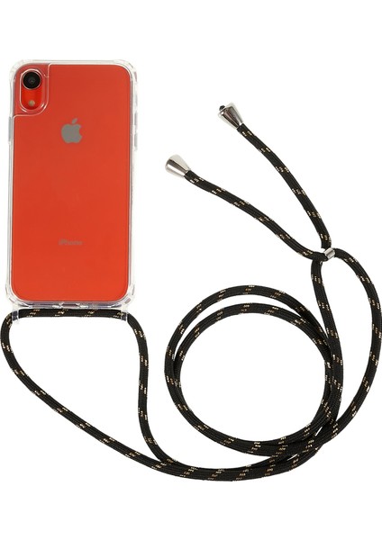 Xstepcase Apple iPhone Xr Için Geri Kılıf 6.1 Inç, Bırak Koruması Açık Tpu+Akrilik Telefon Kapağı Lanyard ile (Yurt Dışından)