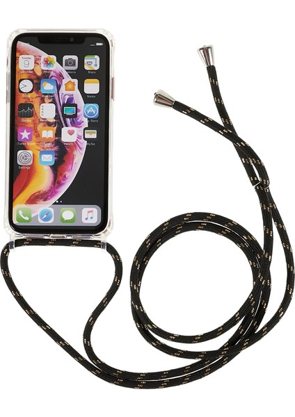 Xstepcase Apple iPhone Xr Için Geri Kılıf 6.1 Inç, Bırak Koruması Açık Tpu+Akrilik Telefon Kapağı Lanyard ile (Yurt Dışından)