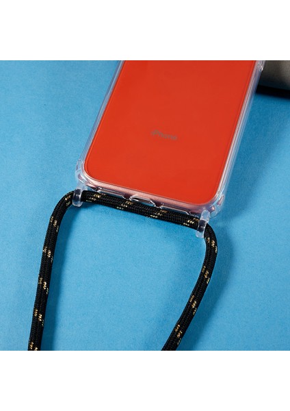 Xstepcase Apple iPhone Xr Için Geri Kılıf 6.1 Inç, Bırak Koruması Açık Tpu+Akrilik Telefon Kapağı Lanyard ile (Yurt Dışından)