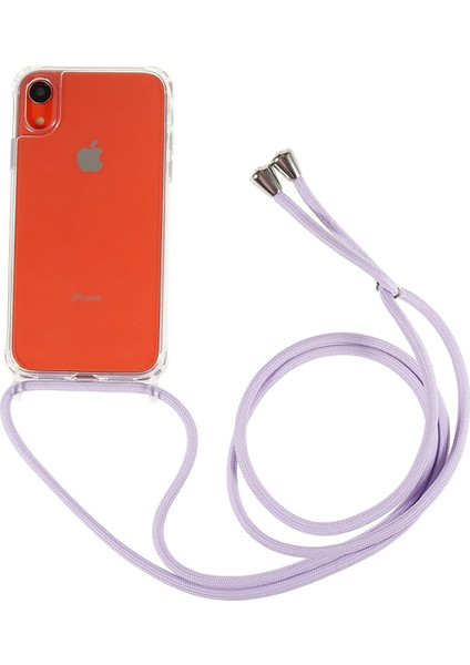 Xstepcase Apple iPhone Xr Için Geri Kılıf 6.1 Inç, Bırak Koruması Açık Tpu+Akrilik Telefon Kapağı Lanyard ile (Yurt Dışından)