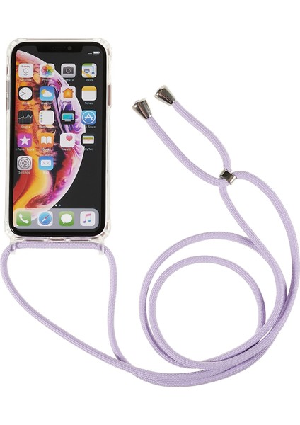 Xstepcase Apple iPhone Xr Için Geri Kılıf 6.1 Inç, Bırak Koruması Açık Tpu+Akrilik Telefon Kapağı Lanyard ile (Yurt Dışından)