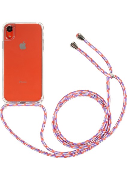 Xstepcase Apple iPhone Xr Için Geri Kılıf 6.1 Inç, Bırak Koruması Açık Tpu+Akrilik Telefon Kapağı Lanyard ile (Yurt Dışından)