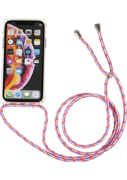 Xstepcase Apple iPhone Xr Için Geri Kılıf 6.1 Inç, Bırak Koruması Açık Tpu+Akrilik Telefon Kapağı Lanyard ile (Yurt Dışından)