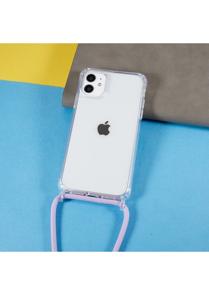Xstepcase Apple iPhone 11 Için 6.1 Inç Için Ayarlanabilir Kordon Damla Geçirmez Tpu+Akrilik Arka Kapak (Yurt Dışından)