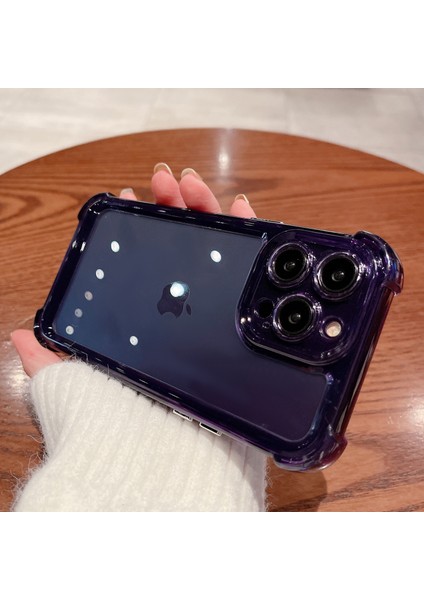 Xstepcase Apple iPhone 13 Pro 6.1 Inç Dört Köşe Için Telefon Geri Kapağı Koruma Koruma Karşıtı Telefon Kılıfı (Yurt Dışından)