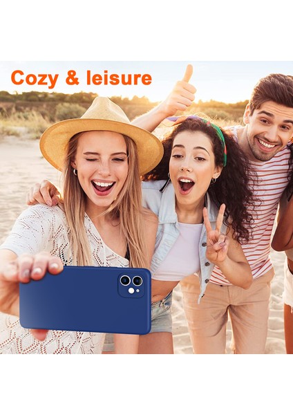 Xstepcase Apple iPhone 11 6.1 Inç Için Kaymaz Koruyucu Telefon Geri Kapağı, Lastikli Yumuşak Tpu 2.2mm Kalınlığında Telefon Kasası Fiber Astar Yastık (Yurt Dışından)