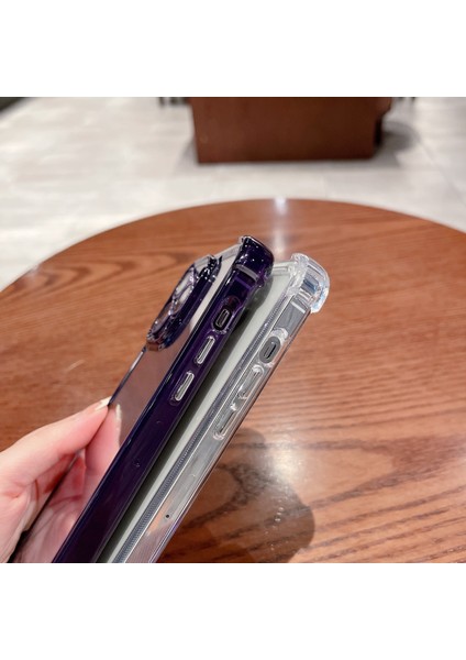 Xstepcase Apple iPhone 13 Pro 6.1 Inç Dört Köşe Için Telefon Geri Kapağı Koruma Koruma Karşıtı Telefon Kılıfı (Yurt Dışından)