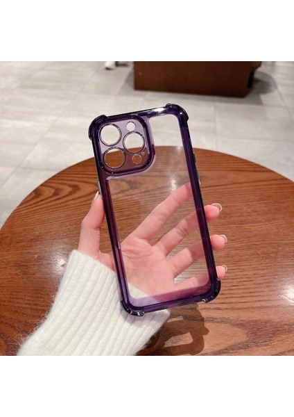 Xstepcase Apple iPhone 13 Pro 6.1 Inç Dört Köşe Için Telefon Geri Kapağı Koruma Koruma Karşıtı Telefon Kılıfı (Yurt Dışından)