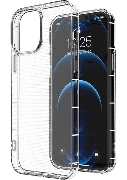 Xstepcase Apple iPhone 13 Pro Max Için 6.7 Inç Anti-Fall Yumuşak Tpu Telefon Kılıfı Crystal Clear Giyim Dayanıklı Hava Yastığı Cep Telefonu Kapağı (Yurt Dışından)