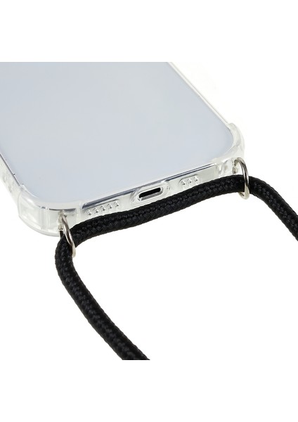 Xstepcase Apple iPhone 13 Pro 6.1 Inç Hd Için Telefon Geri Kapağı, Kordonlu Dört Köşe Yumuşak Tpu Kasasını Temizleyin (Yurt Dışından)