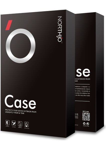 Xstepcase Apple iPhone 13 Mini 5.4 Inç 2'si 1 Arada Tpu Telefon Kılıfı + Patlamaya Uygun Ultra Açık Temperli Cam Ekran Koruyucu Için Northjo (Yurt Dışından)