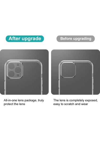 Xstepcase Apple iPhone 13 Mini 5.4 Inç 2'si 1 Arada Tpu Telefon Kılıfı + Patlamaya Uygun Ultra Açık Temperli Cam Ekran Koruyucu Için Northjo (Yurt Dışından)