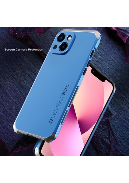 Xstepcase Apple iPhone 13 Mini 5.4 Inç 3 Parçalı Tasarım Sert Pc Arka Metal Çerçeve Kapağı Hibrid Telefon Kasası Için Eleman Kutusu (Yurt Dışından) modelleri