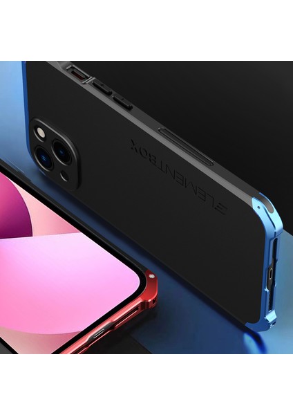Xstepcase Apple iPhone 13 Mini 5.4 Inç 3 Parçalı Tasarım Sert Pc Arka Metal Çerçeve Kapağı Hibrid Telefon Kasası Için Eleman Kutusu (Yurt Dışından) fırsatları