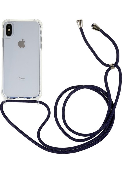 Xstepcase Apple iPhone x / Xs Anti-Drop Tpu+Akrilik Telefon Kapağı Şeffaf Kılıf Ayarlanabilir Kordonlu (Yurt Dışından)