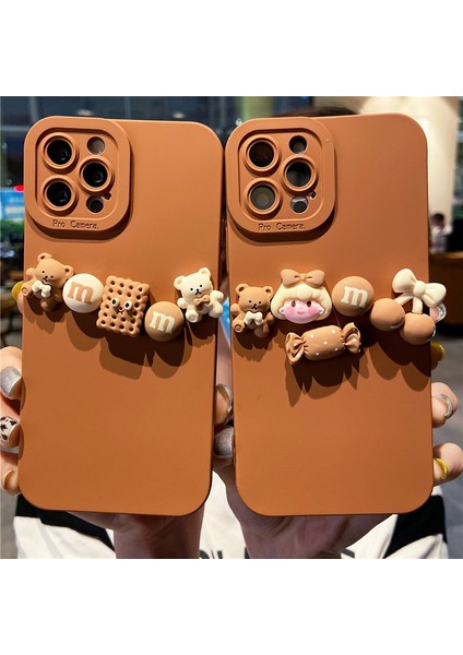 Xstepcase Apple iPhone 13 Pro 6.1 Inç 3D Çizgi Film Figürü Dekoru Tpu Kasası, Hassas Kesim Lens Koruması ile Çizilmeye Dayanıklı Telefon Kapağı (Yurt Dışından)