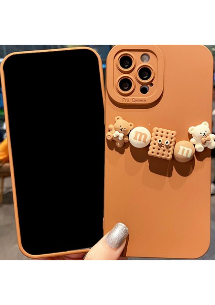 Xstepcase Apple iPhone 13 Pro 6.1 Inç 3D Çizgi Film Figürü Dekoru Tpu Kasası, Hassas Kesim Lens Koruması ile Çizilmeye Dayanıklı Telefon Kapağı (Yurt Dışından)