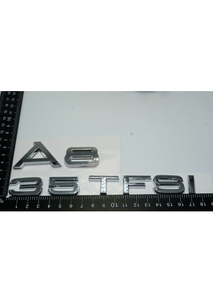 Audi A8 35 Tfsi Krom Abs 3m 3D Bagaj Yazı Logo Orjinal Ürün