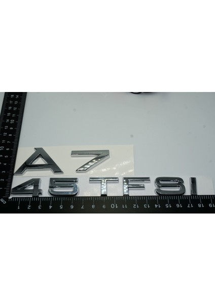 Audi A7 45 Tfsi Krom Abs 3m 3D Bagaj Yazı Logo Orjinal Ürün modelleri