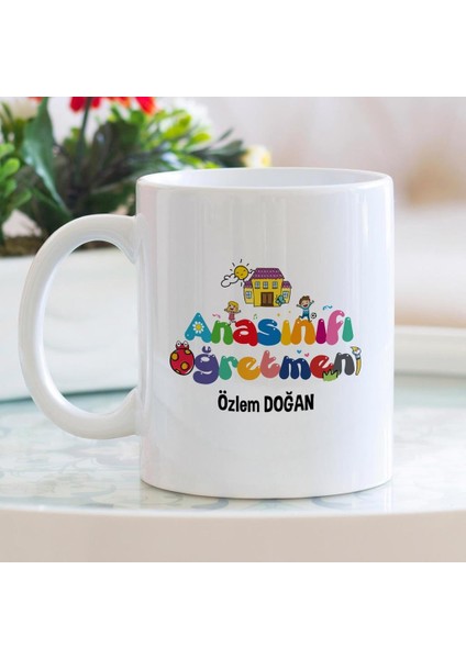 Anasınıfı Öğretmeni Isme Özel Kupa Bardak