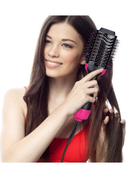Elektrikli Hava Üflemeli Saç Düzleştirici Fön Tarağı