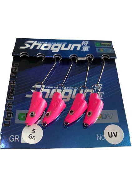 Fish Head Jighead Glow - 3gr