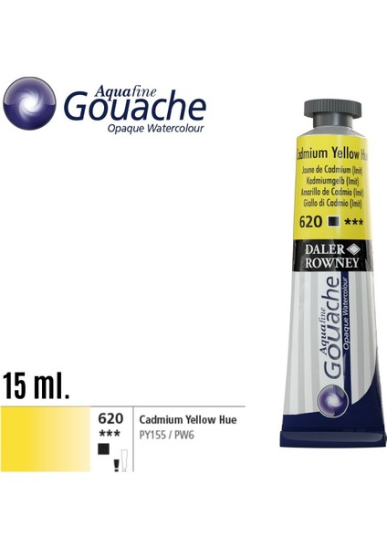 Aquafine Guaj Boya Tüp 15ML 620 Cadmium Yellow Hue