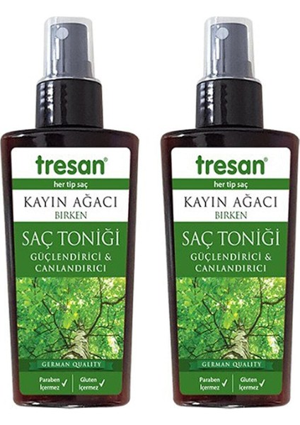 Kayın Ağacı ve Canlandırıcı Saç Toniği 125 ml 2 Li