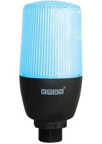 IF5B024XM05-1 F Serisi Mavi 24V Ac/dc 1mt Kablolu Sabit Anahtar Kontrollü M22 Vidalı LED Ikaz 55MM