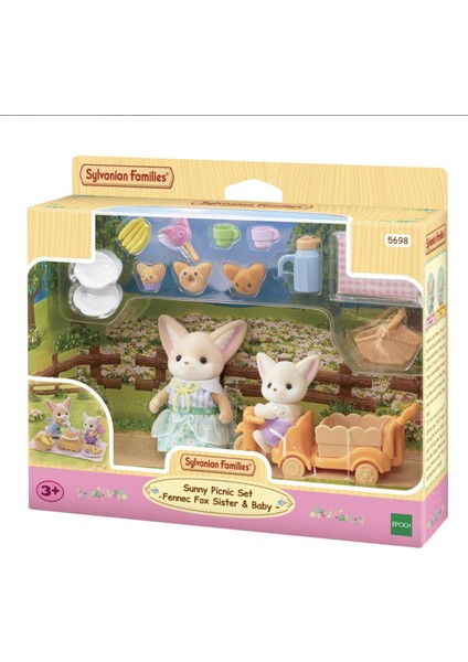 Sylvanian Families Piknik Seti - Çöl Tilkisi Kız ve Bebek 5698