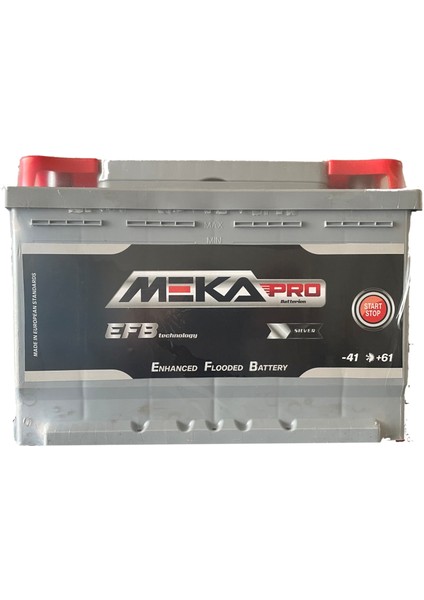 70 Ah Efb Akü -Meka Pro Akü