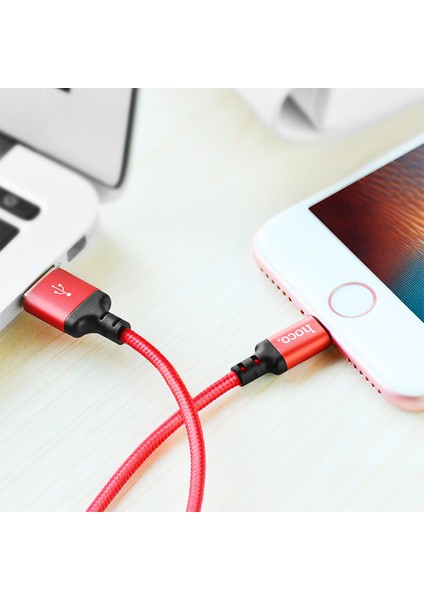 Hoco X14 Iphone 14-13-12-11 USB Data ve Hızlı Şarj Kablosu