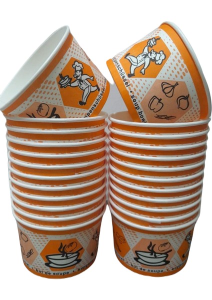 16 oz Çorba Kasesi koli ic adedi 500 kase 500 kapak
