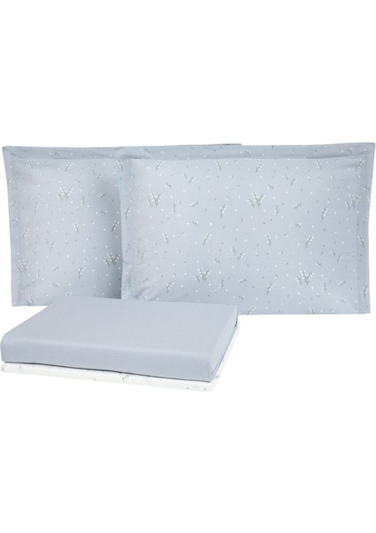 Bedding Ramona Tek Kişilik Bambu Pike Takımı - Açık Mavi