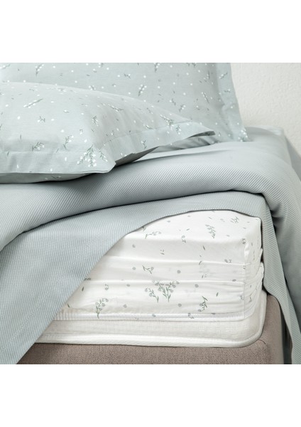 Bedding Ramona Tek Kişilik Bambu Pike Takımı - Adaçayı