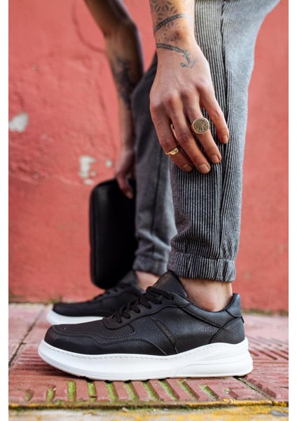 Günlük Ayakkabı 707 Siyah (Beyaz Taban) fiyatları