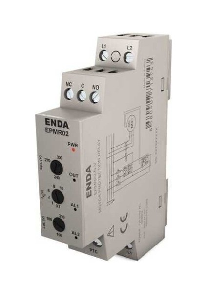 EPMR02-N-V Motor Koruma Rölesi