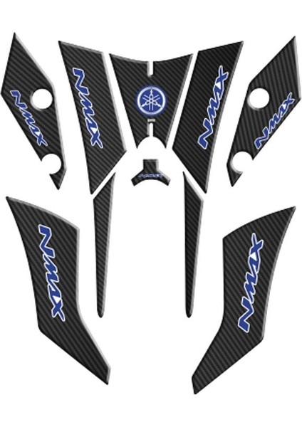 Yamaha Nmax 2014 - 2020 Uyumlu Tank Pad Set 007