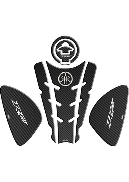 Yamaha R25 2014 - 2018 Uyumlu Tank Pad Set 008