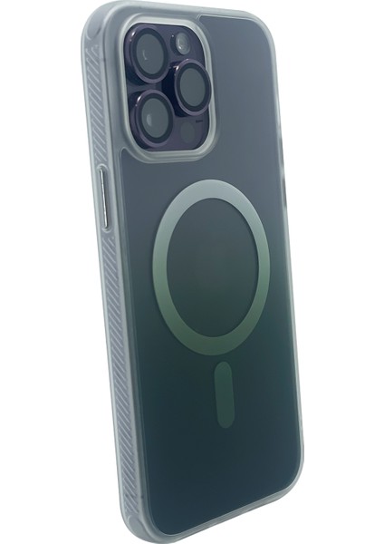 Apple iPhone 13 Pro Uyumlu Nettech Transparan Magsafe Seri Arka Koruma Kılıf