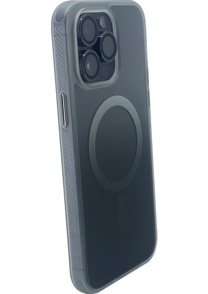 Apple iPhone 13 Pro Max Uyumlu Nettech Transparan Magsafe Seri Arka Koruma Kılıf